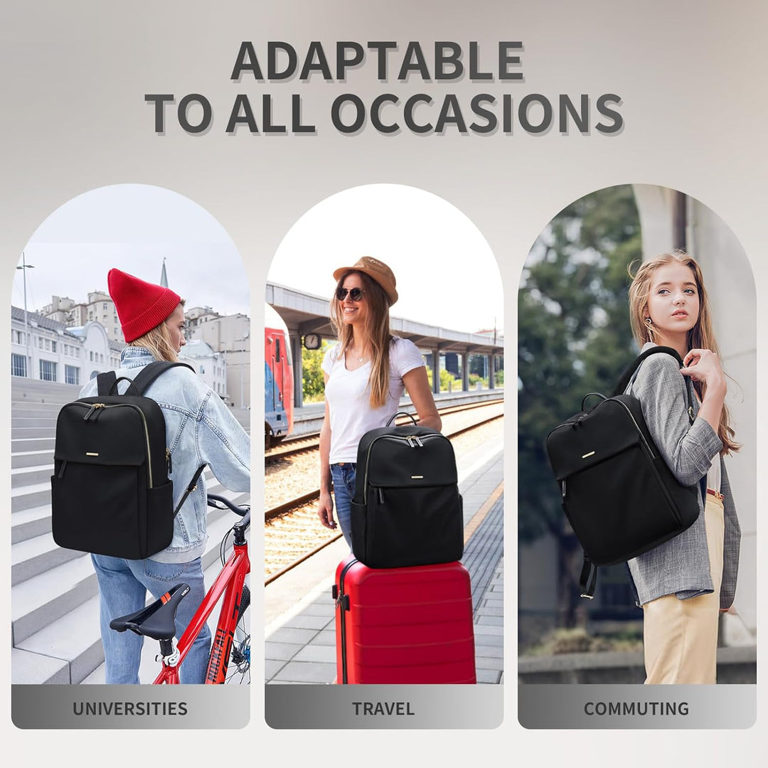 GOLF SUPAGS Frauen Rucksack Casual Daypack für Arbeit Reisen Hochschulen Rucksack Geldbörse Fits 15,