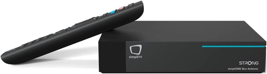 STRONG SRT-4250 Android Streaming Box simpliONE Box Antenne DVBT-Receiver (4K UHD, Aufnahme/Restart/