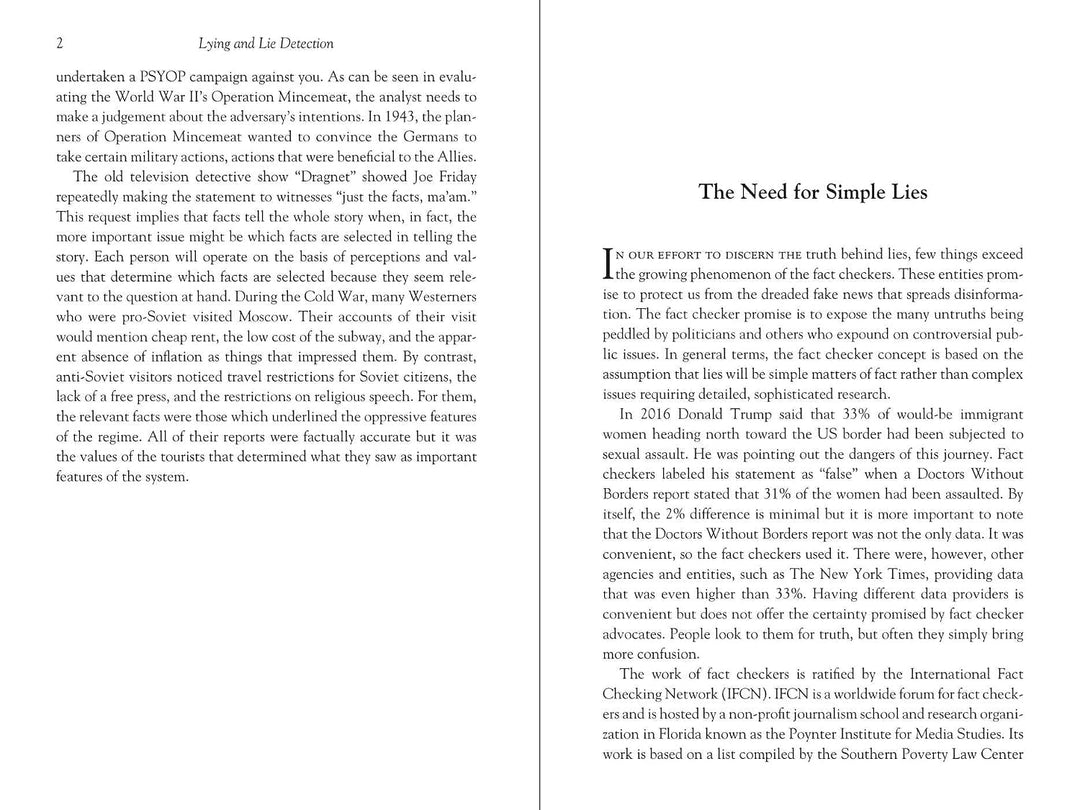 Lying and Lie Detection: A CIA Insider's Guide, Taschenbuch