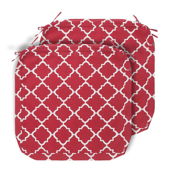 Magpie Fabrics Indoor Outdoor Patio Cushion Cover Replacement 2 Pack, Water Repellent Slipcover with
