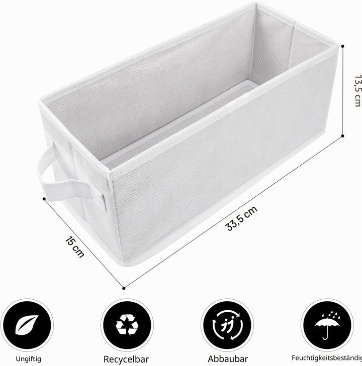 UENTIP CD-Aufbewahrungsbox, 1 Stück, CD-Hülle, 33,5 x 15 x 13,5 cm, Behälter für 30 CDs in vollen Ju