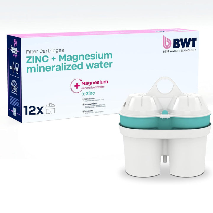 BWT Filterkartusche ZINC + Magnesium Mineralized Water | Immunsystem schützen mit Zink | Clever sein