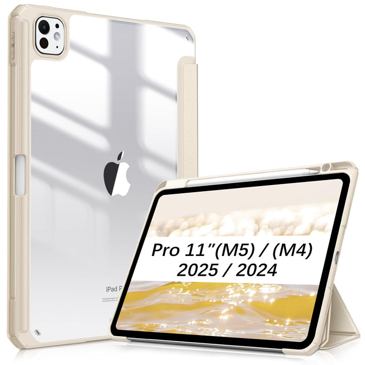 Fintie Hybrid Hülle für iPad Pro 11 Zoll (M5/M4) 2025/2024 mit Stifthalter - Stossfeste Schutzhülle