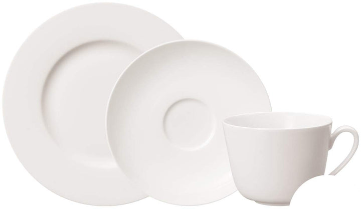 Villeroy und Boch - Twist White Kaffee-Set für bis zu 6 Personen, 18tlg., zeitloses Kaffeeservice, P