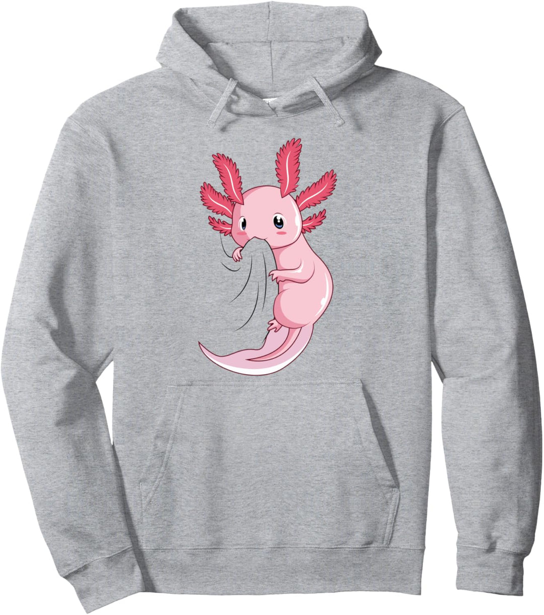 Axolotl Salamander Kinder Frauen Mädchen Pullover Hoodie