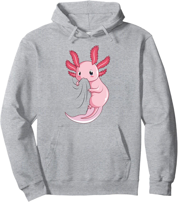 Axolotl Salamander Kinder Frauen Mädchen Pullover Hoodie