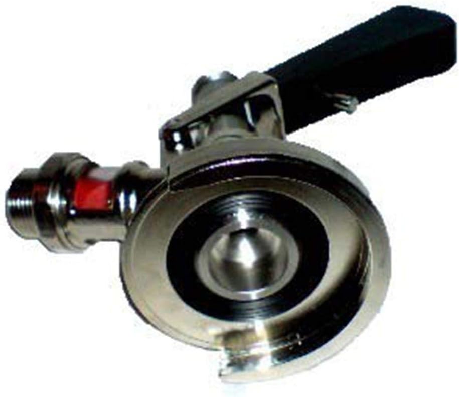 ich-zapfe.de 443002 Zapfkopf Flach, Metall, silber, 15 x 15 x 7 cm