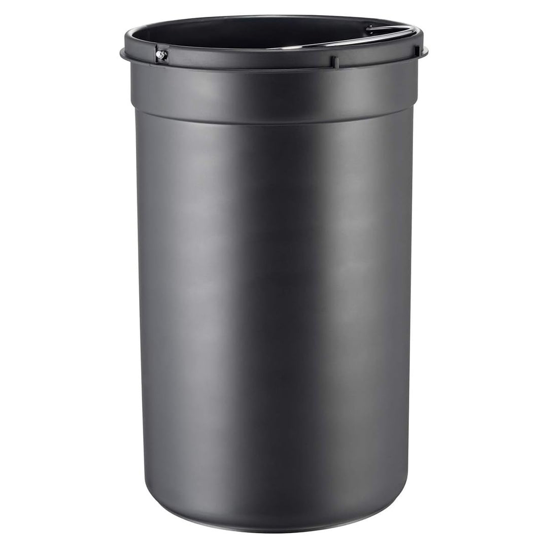 Wesco Kickmaster Junior Abfallsammler in der Farbe mattschwarz, pulverbeschichtetes Stahlblech, eing