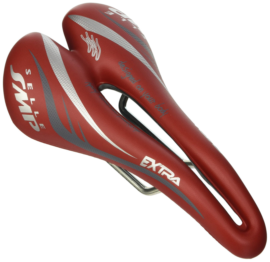 Selle SMP Extra Color Edition Farben ! MTB Rennrad Fahrrad Sattel 100% druckfrei Einheitsgrösse Rot,