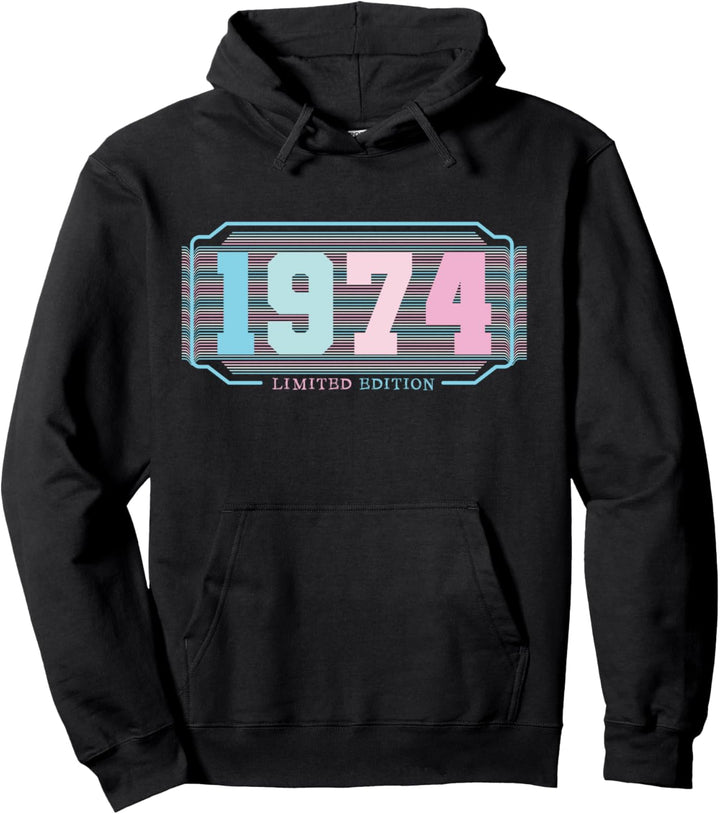 50. Geburtstag Mann Frau 50 Jahre 1974 Deko Lustig Geschenk Pullover Hoodie