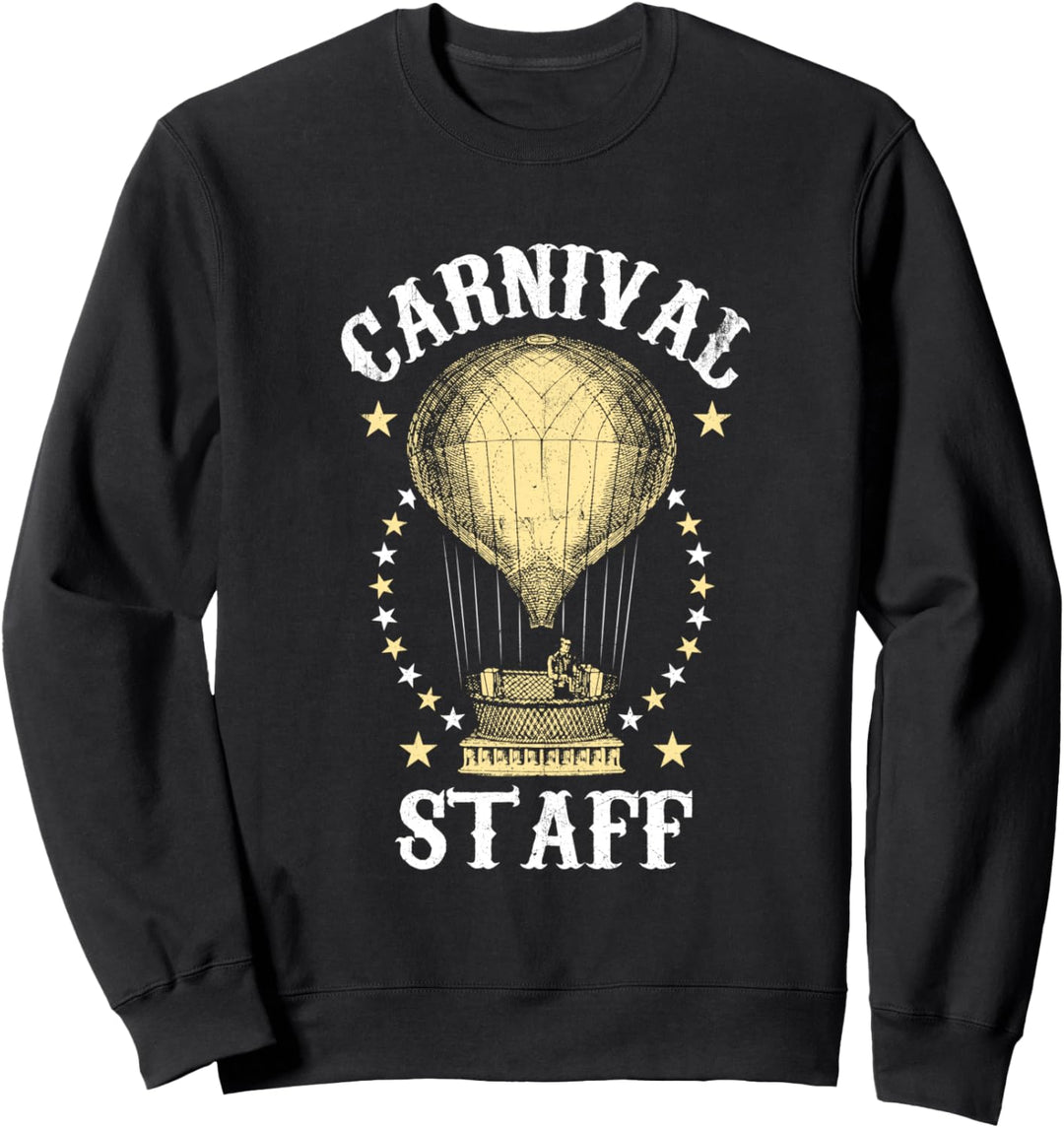 Heissluftballon Aviator Karneval Personal Zirkus Thema Party Sweatshirt