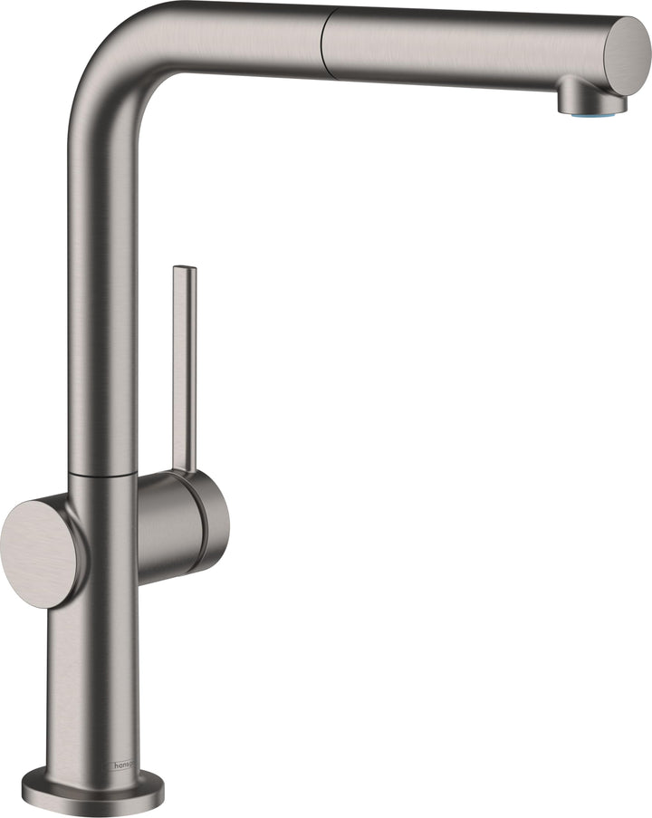 hansgrohe Talis M54 - Küchenarmatur mit Brause ausziehbar, mit Schlauchbox, 1 Stahlart, Wasserhahn K