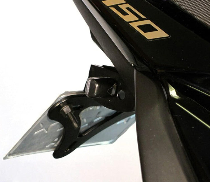 Universelle Blinklichter für Motorräder, E-Prüfzeichen, schwarz, mit Mikro-LED