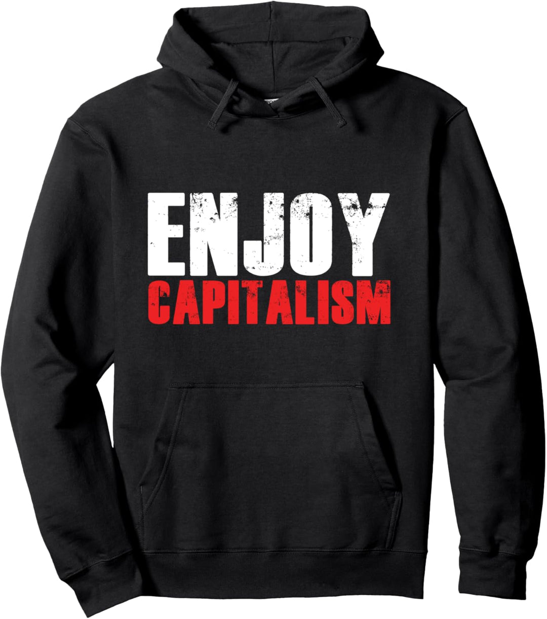 Kapitalismus Geniessen Aktien Investor Trader Börse Geld Pullover Hoodie