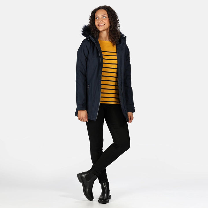 Regatta Damen Jackedunkles kaki, 34 36 Navy/Navy, 36 Navy/Navy