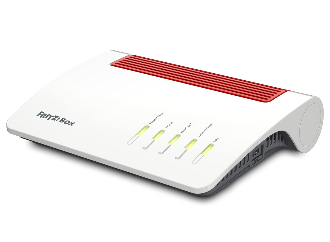 AVM FRITZ!Box 5590 Fiber (Wi-Fi 6 Glasfasermodem (WLAN AX), bis 2.400 MBit/s (5 GHz) und 1.200 MBit/