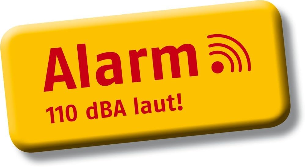 ABUS Fenstergriff-Schloss FO400A AL0125 - Fenstergriffsicherung mit Zusatzschloss und Alarmfunktion,