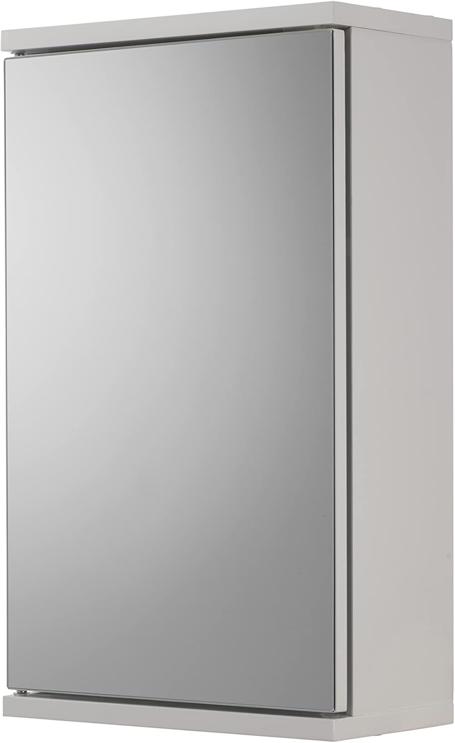 Croydex Spiegel-Eckschrank mit Tür, MDF, FSC-Zertifiziert, weiss