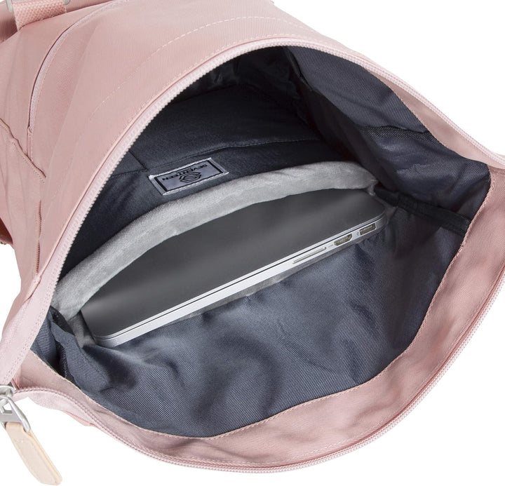 SEVENTEEN LONDON – Moderner und stilvoller ‘Canary Wharf’ Rucksack mit einem klassischen gefalteten