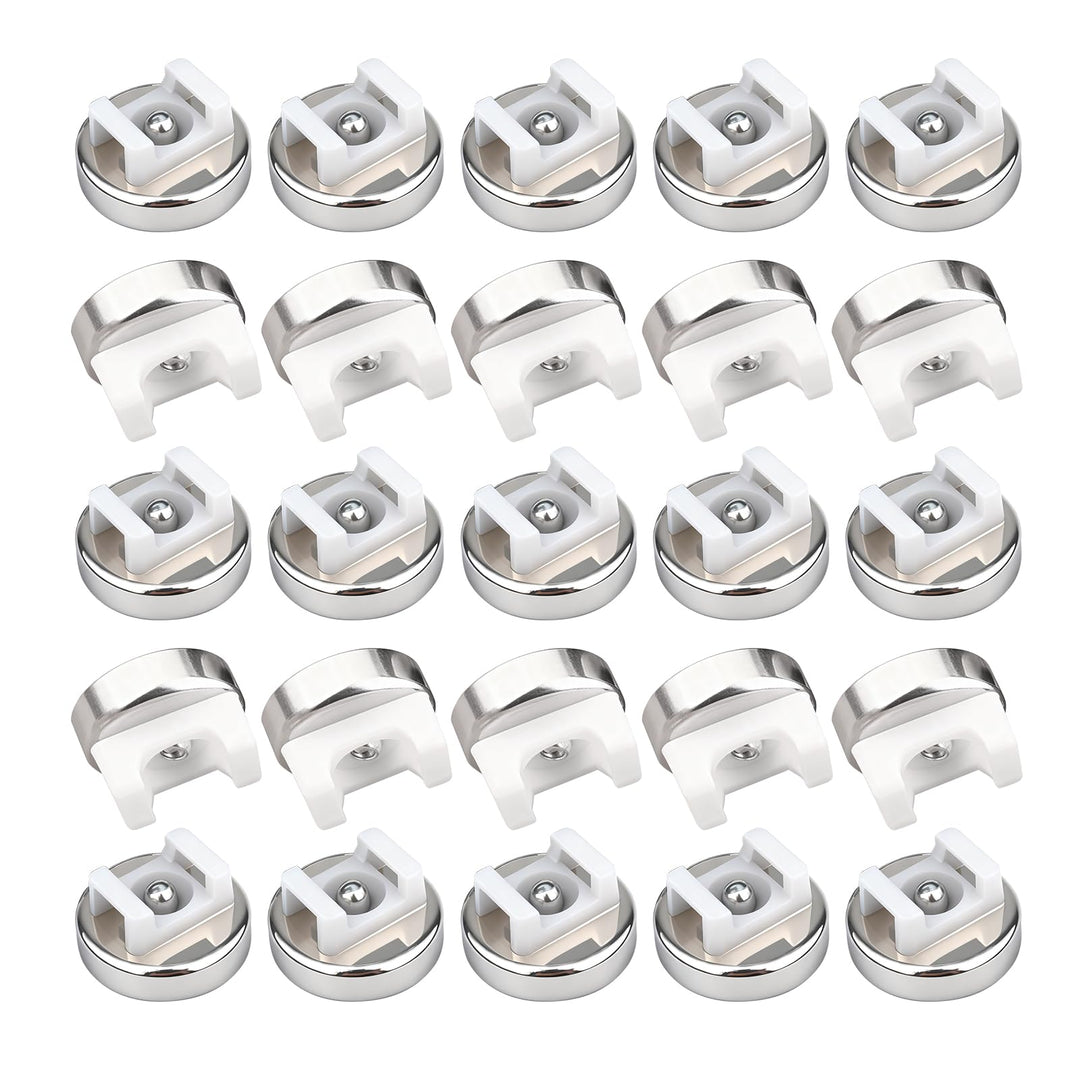 Magnetische Kabelbinder Halterung, 20 Stück 25 mm verbessert magnetische Kabelbinder Basis, Mehrzwec