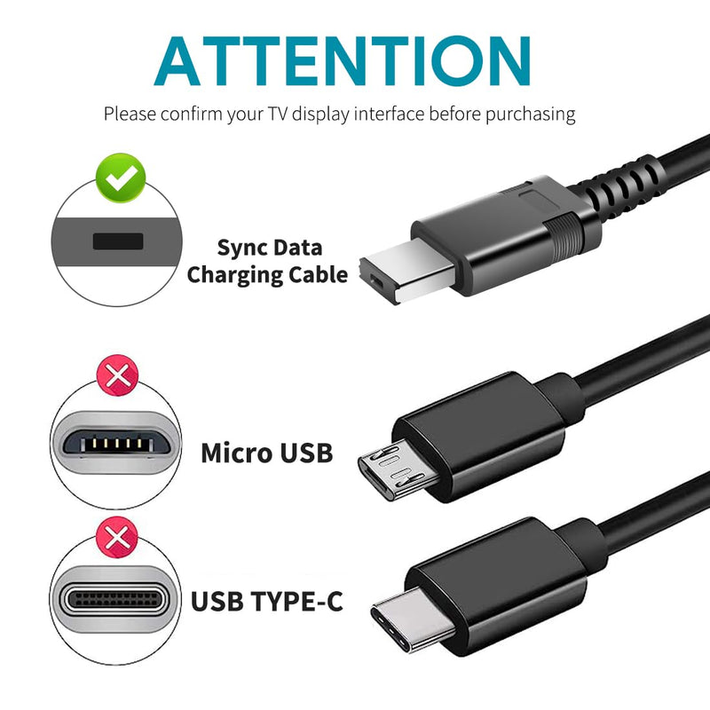 TAIFU Kabel Sync Daten DC Stecker für Sony LCD LED Smart TV ACDP-240E01 ACDP-240E02 55X9400E 65X9400