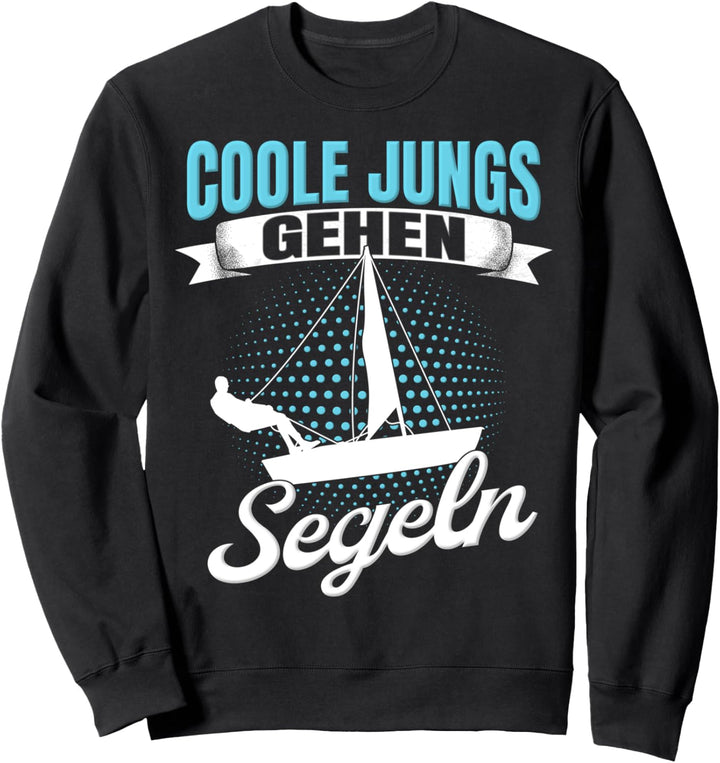 Segler Segelboot Meer Vintage Coole Jungs Gehen Segeln Sweatshirt