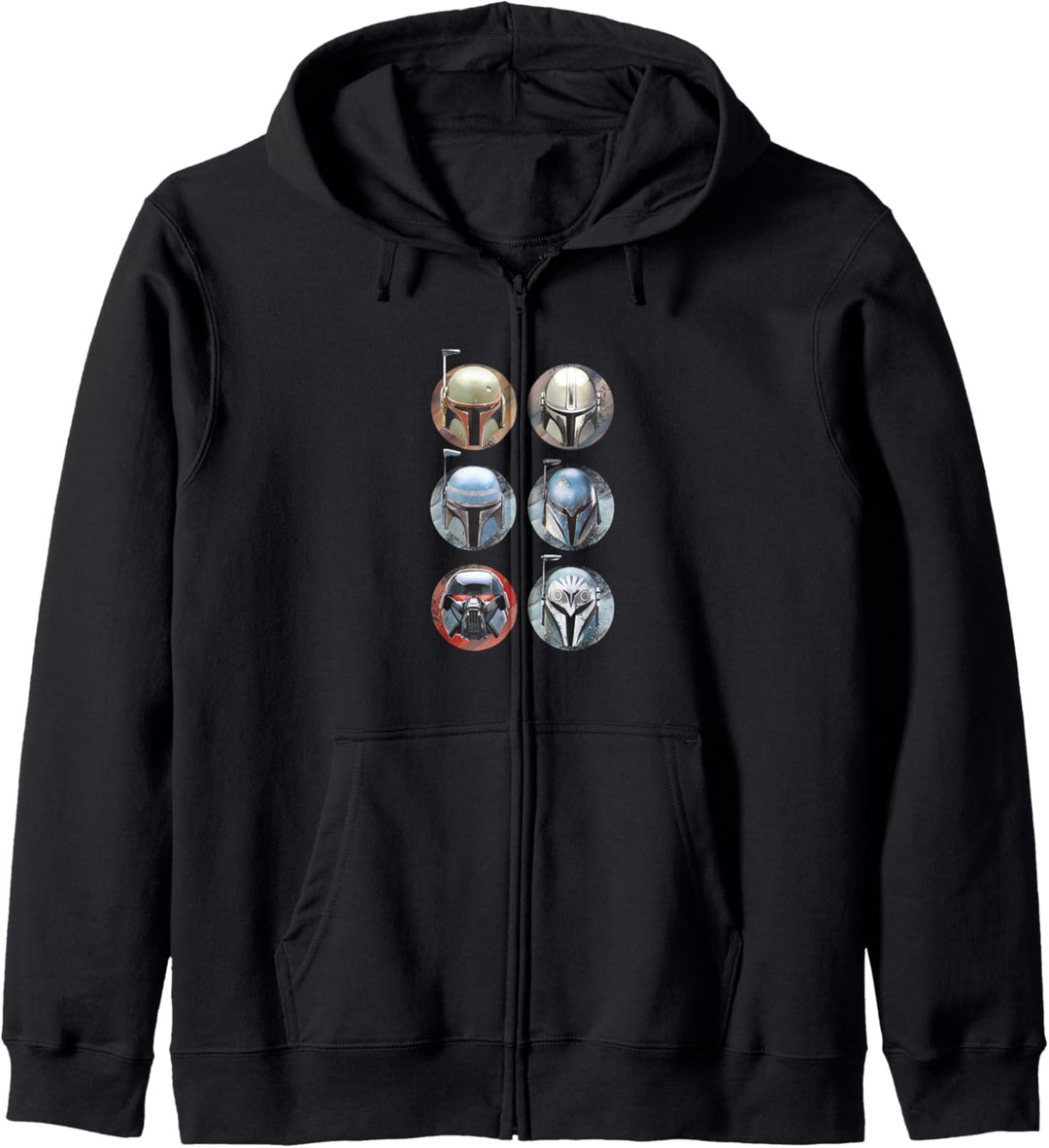 Star Wars: The Mandalorian Bounty Hunter Helmet Circles Kapuzenjacke