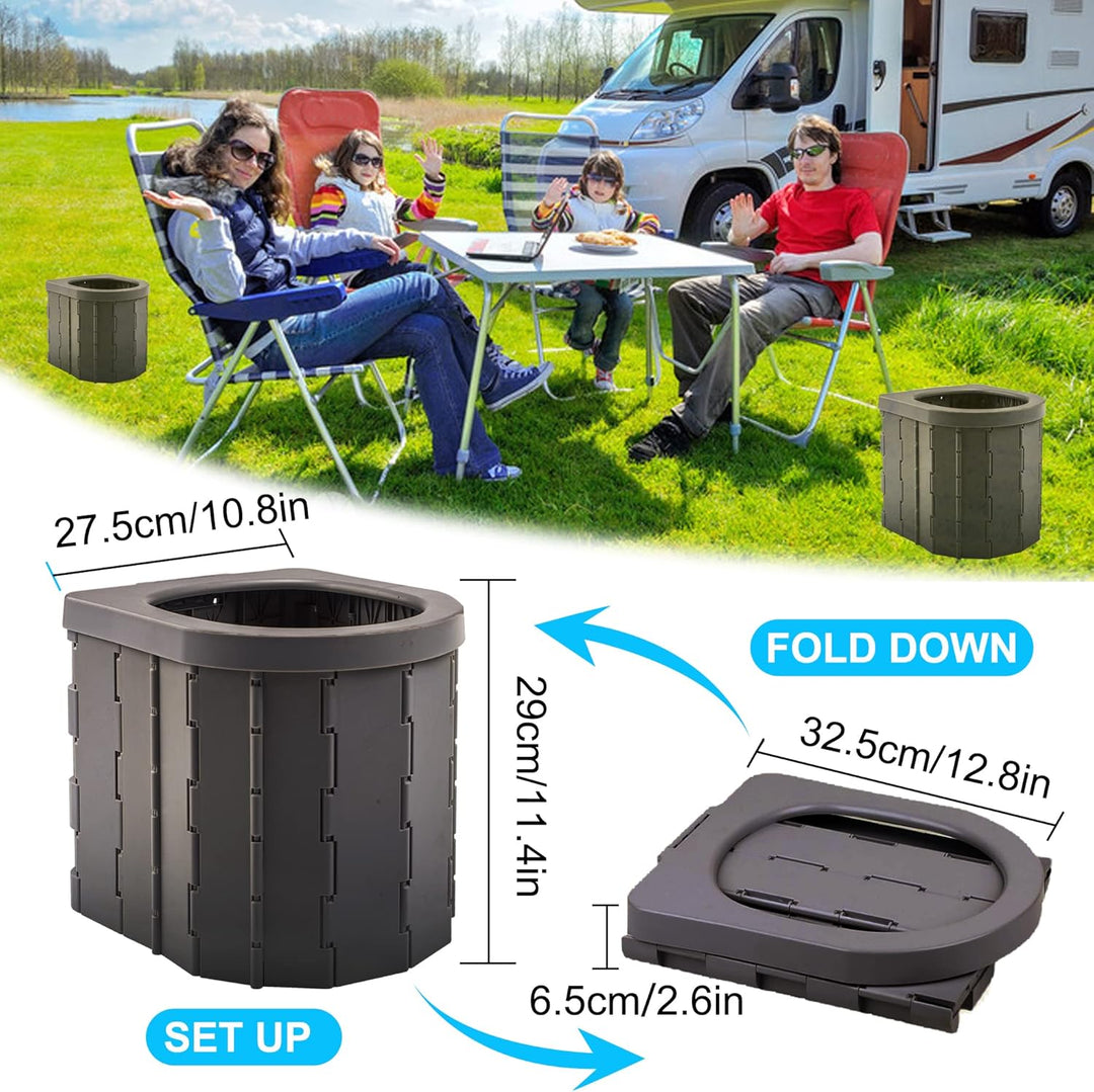 Campingtoilette, KINSPORY Mobile Toilette, Trenntoilette,Tragbare Toilette für Draussen oder Drinnen