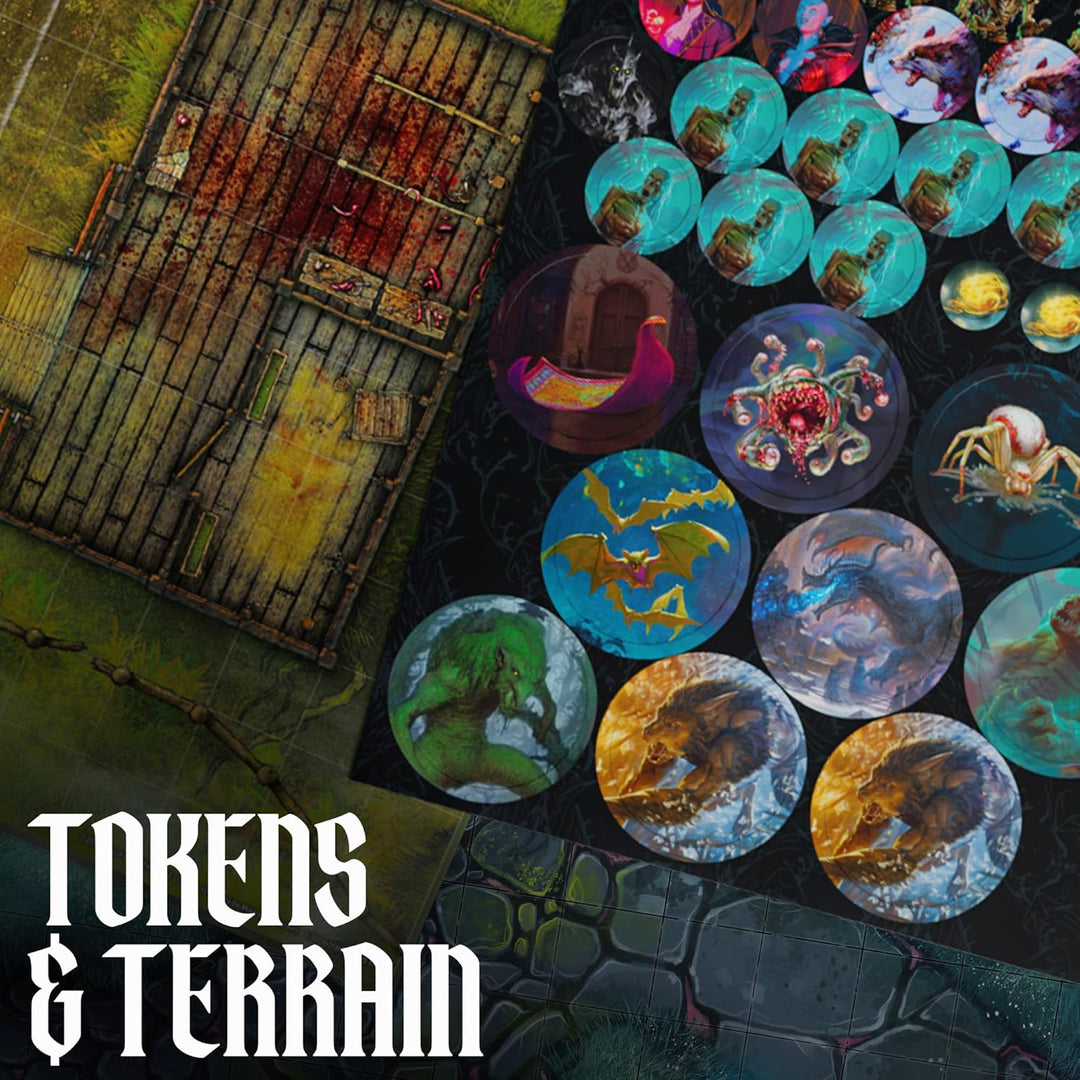 Dungeons & Dragons Ravenloft: The Horrors Within – Kartenpaket | D&D-Zubehör (Englische Version)