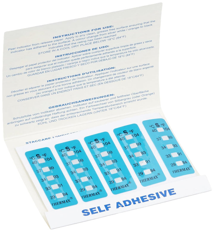 neoLab 3-1910 Temperatur-Messstreifen, 29 Grad C bis 40 Grad C (10-er Pack)
