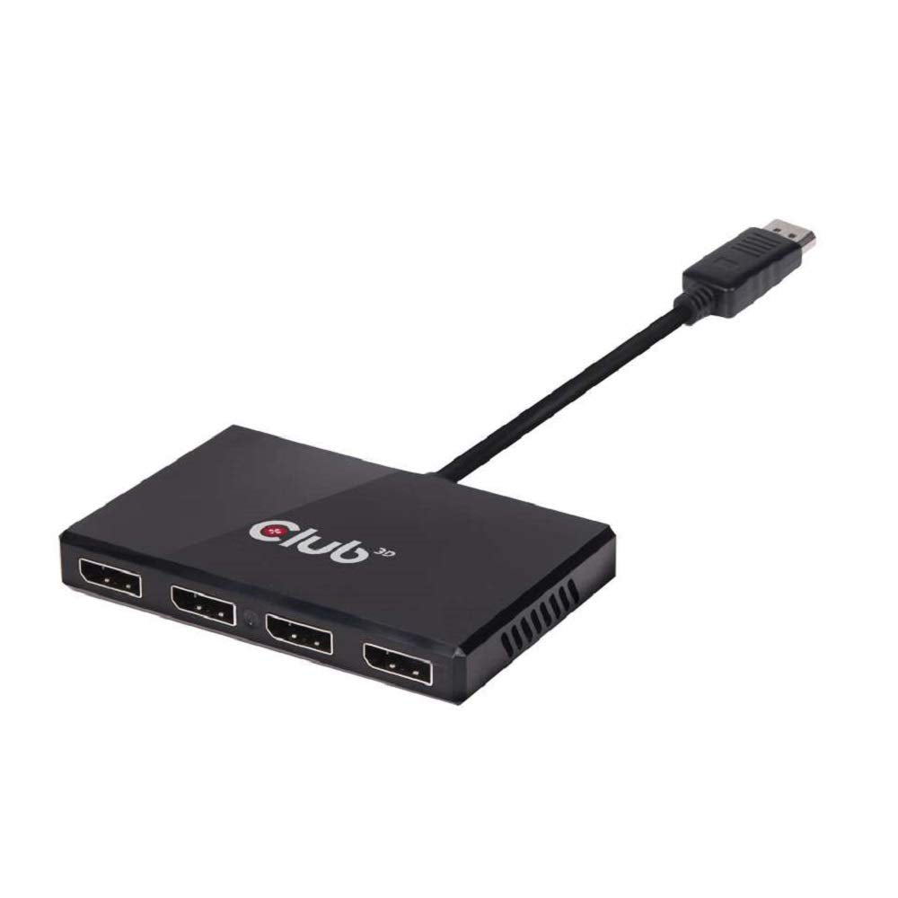 Club 3D csv-6400 Multi Stream Transport (MST) Hub DisplayPort Schwarz, Multi Stream Transport (MST)