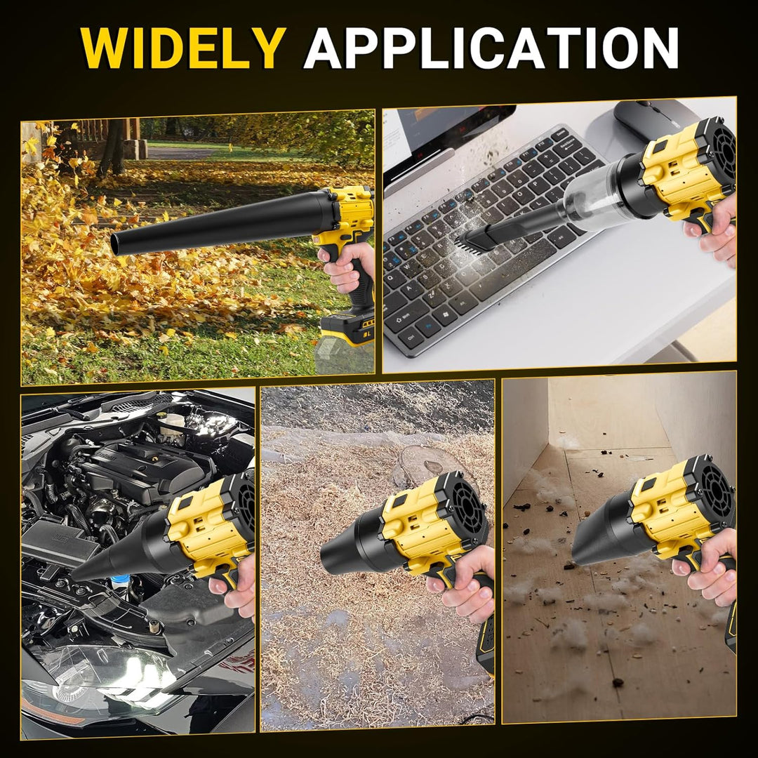 Kabelloses Gebläse &amp; Handstaubsauger 2-in-1 für Dewalt 20V Akku (KEIN Akku) | 150W bürstenloser Druc