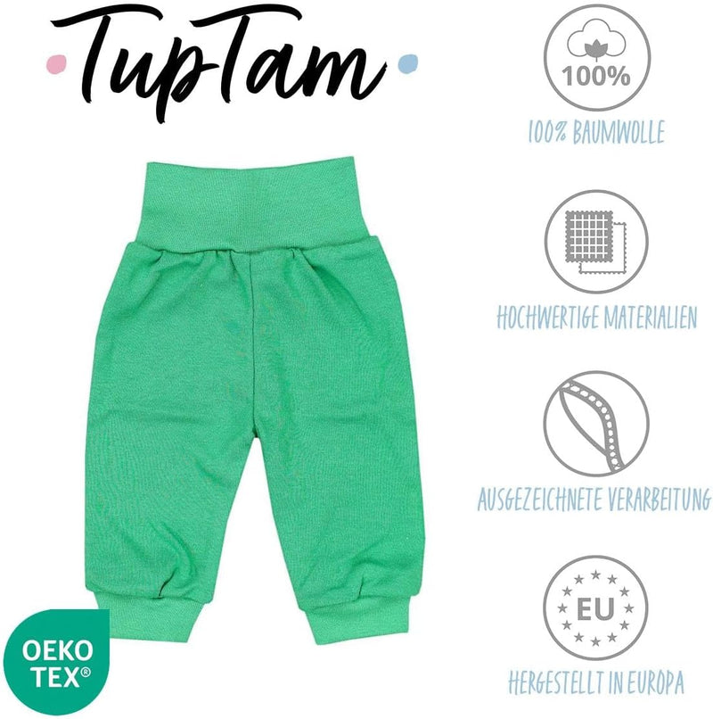 TupTam Unisex Baby Pumphose 5er Pack aus Oeko-Tex zertifizierten Materialien Langhose Unisex 62 Dunk