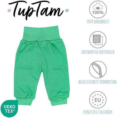 TupTam Unisex Baby Pumphose 5er Pack aus Oeko-Tex zertifizierten Materialien Langhose Unisex 68 Dunk