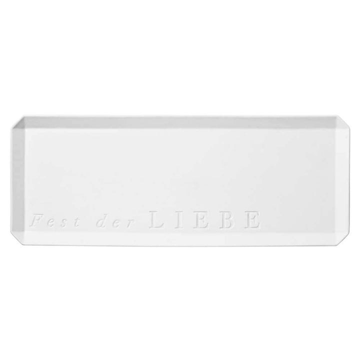 Räder 89248 ZUHAUSE - Centerpiece - Tablett - Fest der Liebe - Porzellan - 52x20x2cm