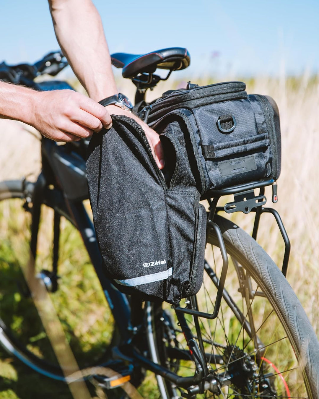 Zefal Raider Gepäckträger Unisex Erwachsene, schwarz Off-Road, Off-Road