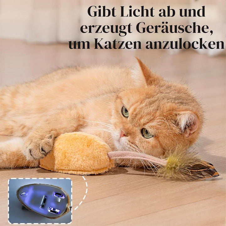 Katzenspielzeug Fernbedienung Maus, Katzenspielzeug Maus, Ferngesteuertes Katzenspielzeu-g, interakt