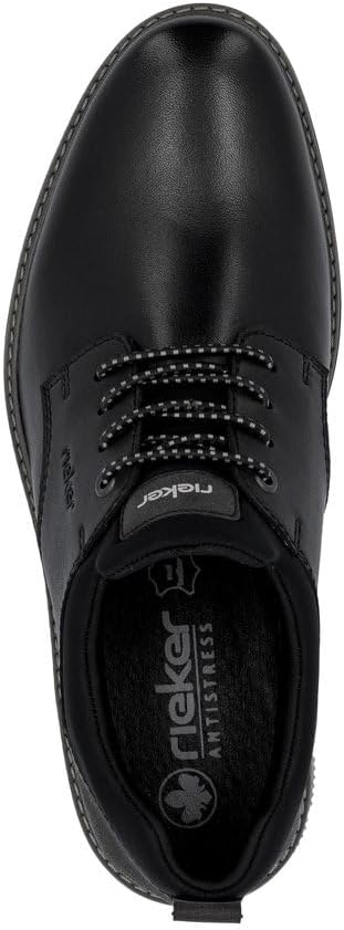 Rieker Herren 14454 Slipper 40 EU Weit Schwarz, 40 EU Weit Schwarz