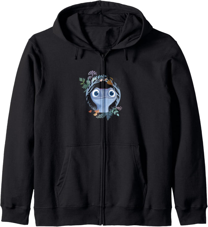 Disney Frozen 2 Bruni The Salamander Watercolor Portrait Kapuzenjacke