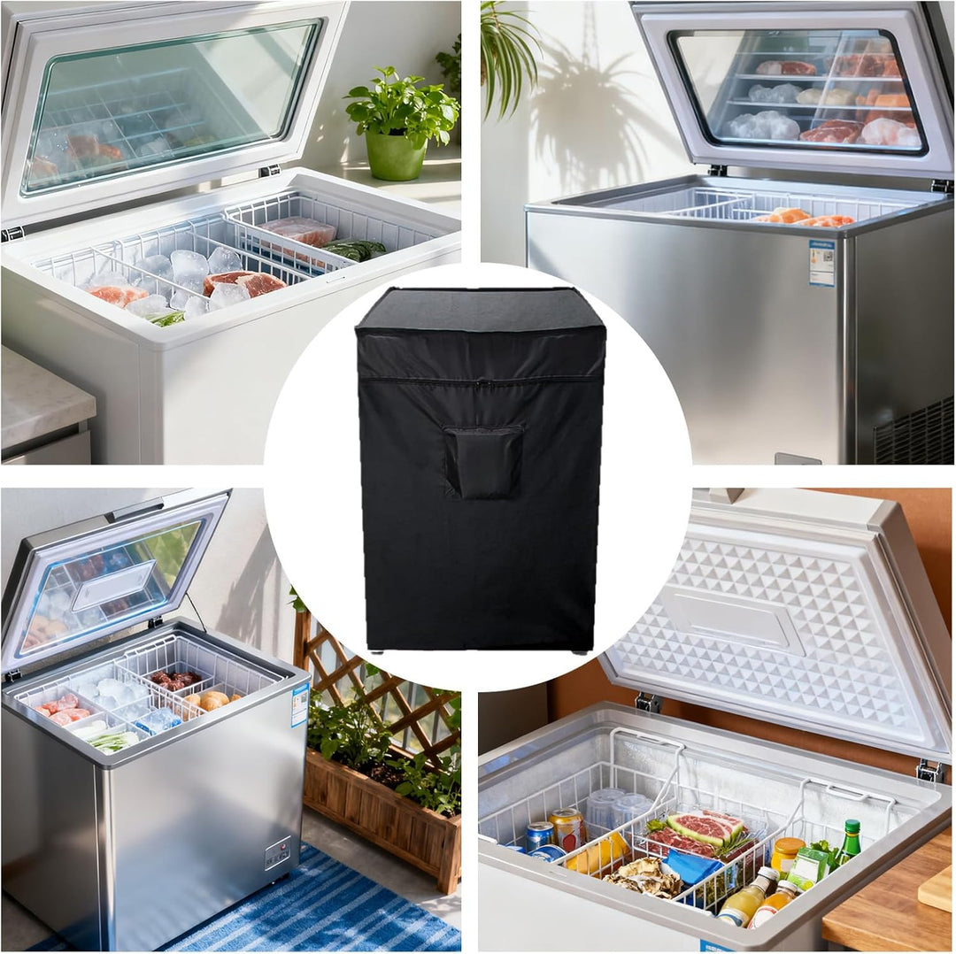 Tiefkühlschrank-Abdeckung, wasserdichter Innenschutz, 101,6 x 63,5 x 89,9 cm, Oxford-Tuch, Gefriersc