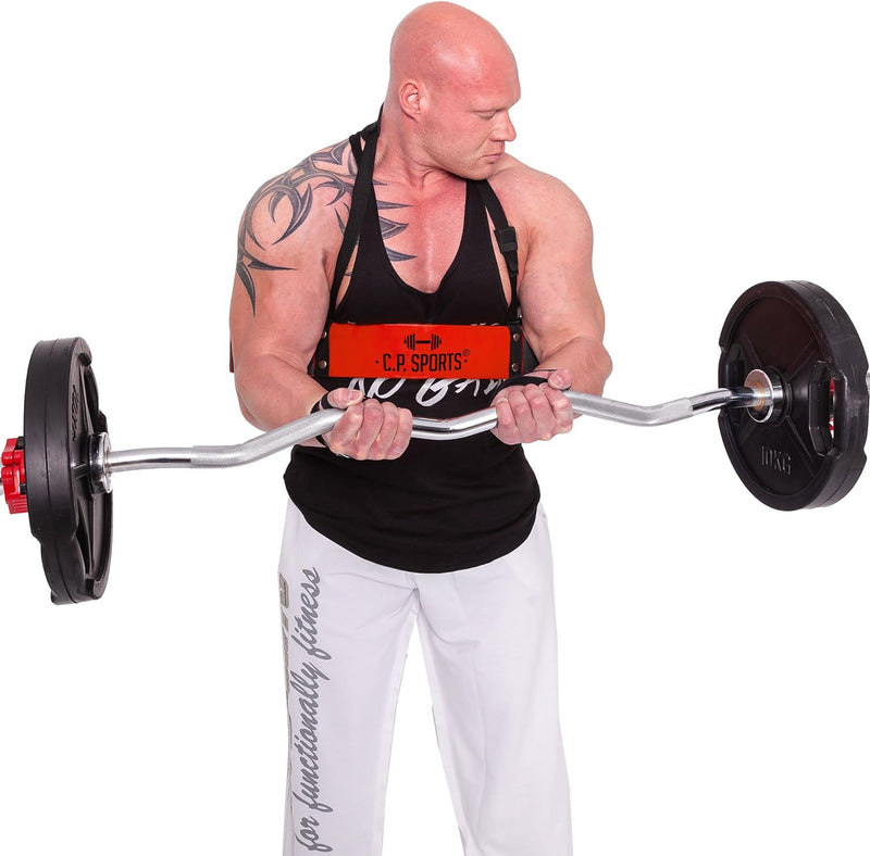 C.P. Sports Arm Blaster für Bodybuilding, Kraftsport & Gewichtheben - Bizepstrainer, Trizeps Bomber