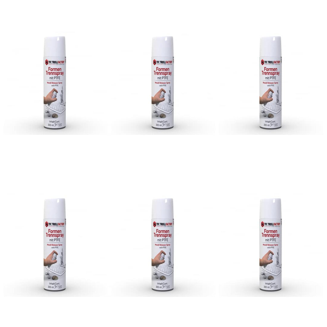 TFC Formen Trennspray mit PTFE 300ml - Hochleistungs-Trennmittel für Kunststoffformen, Beton & Wachs