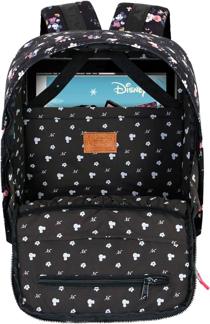 Disney Mickey Mouse Nature Rucksack, Schwarz , Einheitsgrösse, Pfirsich Rucksack 36cm Peach Rucksack