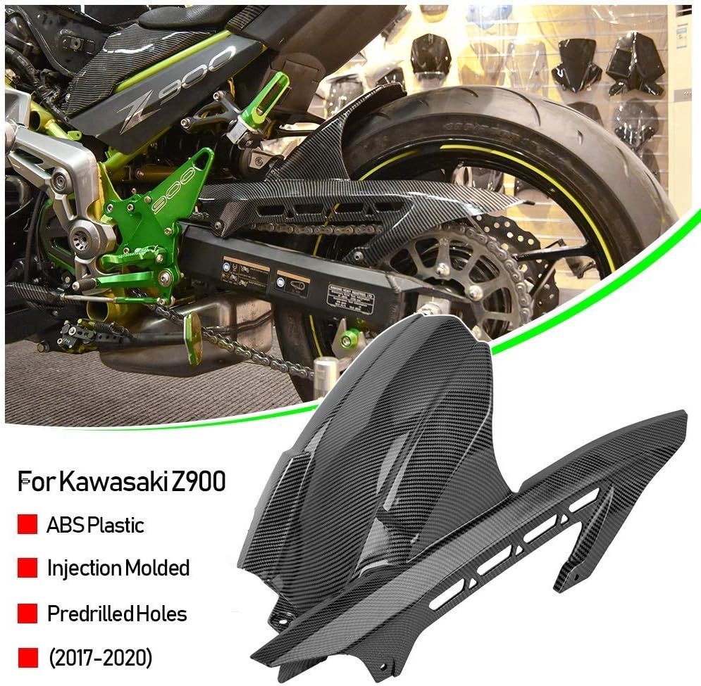 Motorrad Kohlefaser Hinterreifen Kotflügel Kotflügel Spritzschutz Schlamm Staubschutz Radabdeckung S