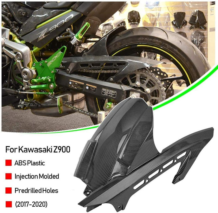 Motorrad Kohlefaser Hinterreifen Kotflügel Kotflügel Spritzschutz Schlamm Staubschutz Radabdeckung S