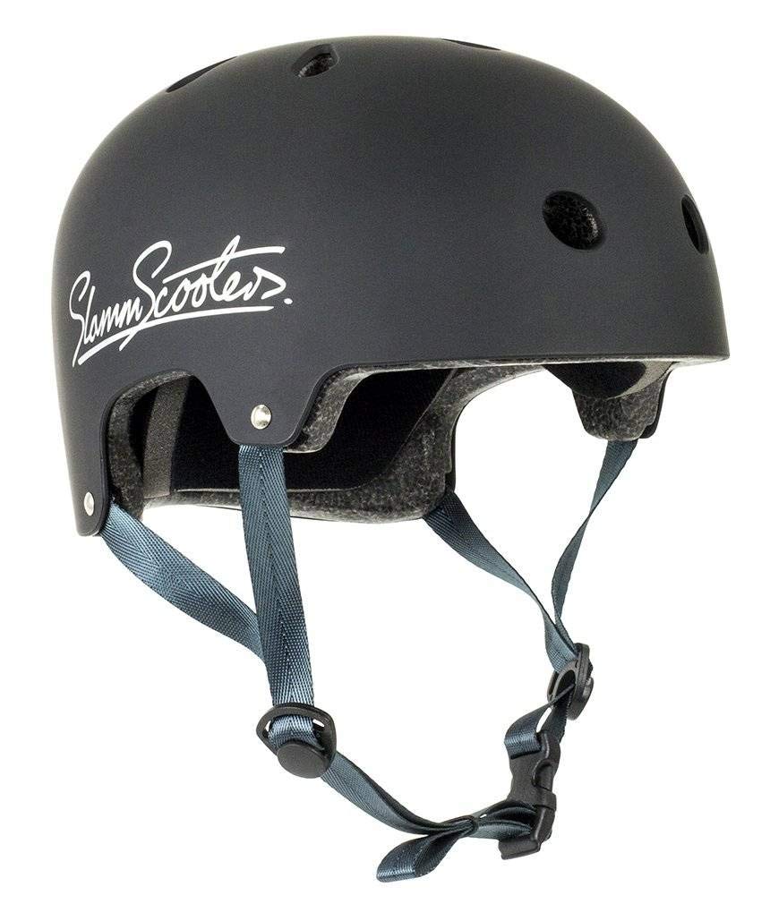 SLAMMSCOOTERS Logo Skate Helm schwarz 57-59 cm Schwarz (Black), 57-59 cm Schwarz (Black)