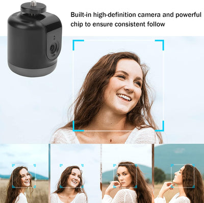 Goshyda 360 Rotation Smart Selfie Gimbal, Auto Face & Object Tracking AI Gesichtserkennung Elektrisc