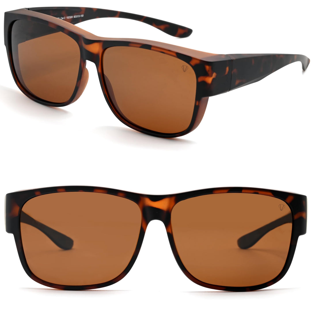 Polarisiert Überzieh Sonnenbrille mit Antireflex, Überbrille Sonnenbrille für Brillenträger, Ultrale
