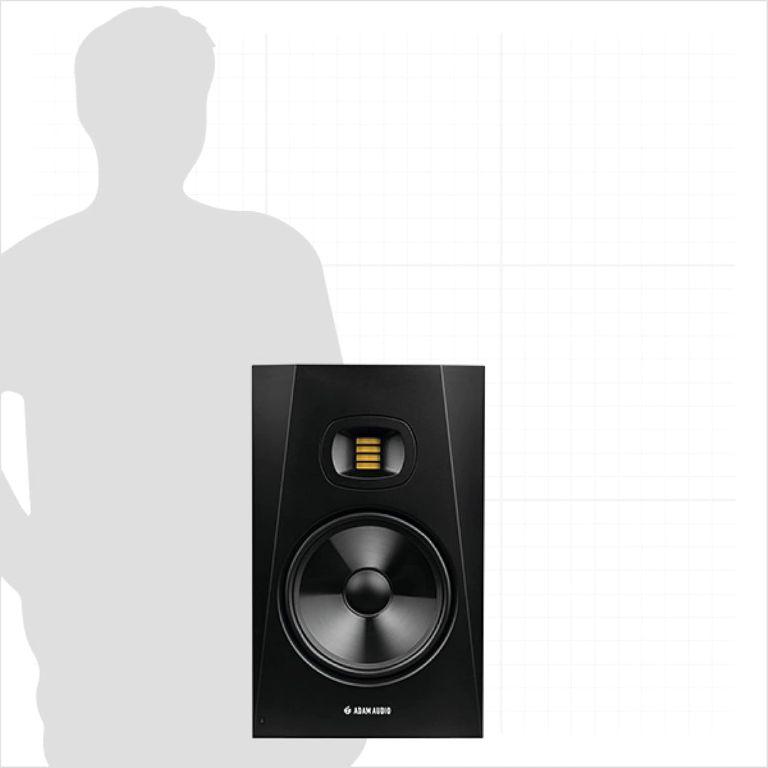 ADAM Audio T8V Studiomonitor für Aufnahmen, Mischungen und Mastering in Studioqualität, T8V