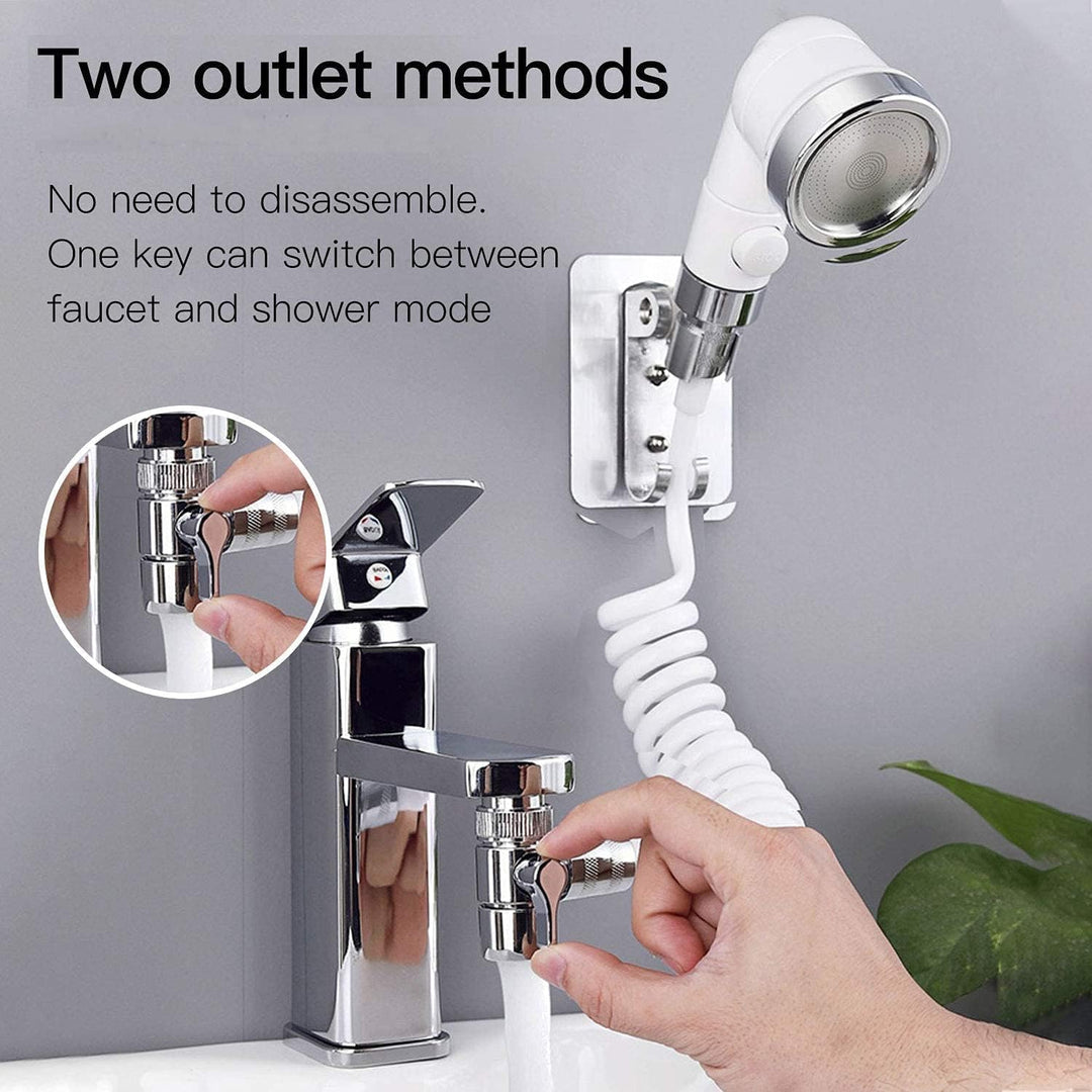 Handbrause für Waschbecken,Duschkopf Set Extern für Waschbecken, mit Schlauch(1.5m), Waschbeckenbrau